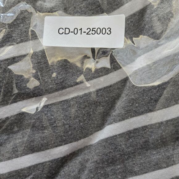 Torrid Women's Gray Striped Surplice Faux Wrap Dress Plus Size 4X Casual Travel - Picture 9 of 9